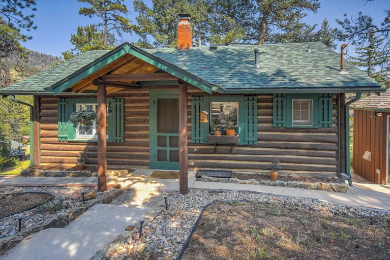 Exterior & Views 2, Wine Gazebopikes Peak Mountain Log Cabin for 2, El Paso