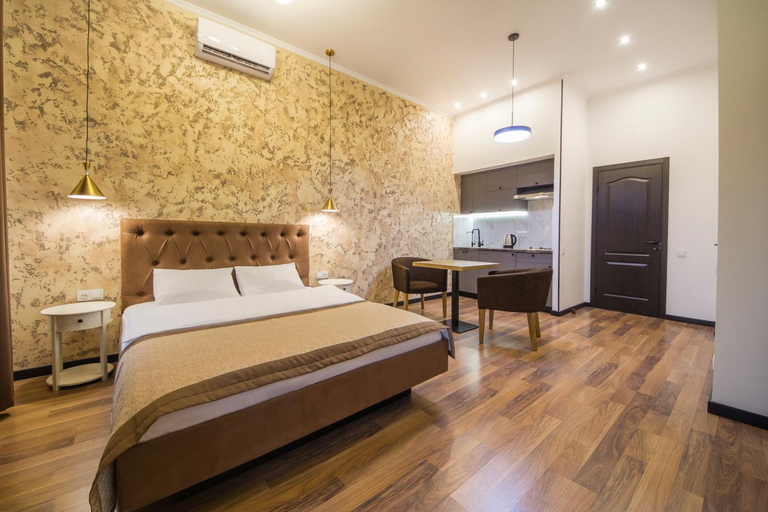Bedroom 2, Design Apartments Ploshcha Ukrainskykh Heroiv Area, Shevchenkivs'kyi