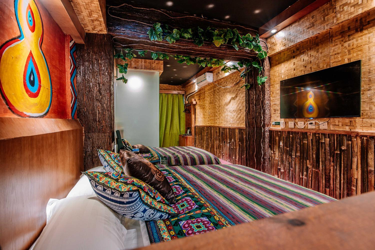 Bedroom 2, 26Life Yunnan ethnic creative Inn(Binjiangstore,Xishuangbanna), Xishuangbanna Dai