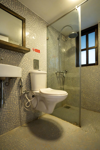Bathroom 5, OV Private Pool Villas near Baga, I 4BHK units I Staff, North Goa