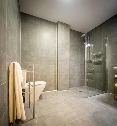 Bathroom, Apartahotel 5dos5, Asturias