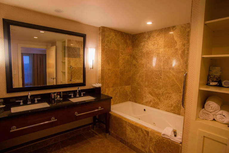 Bathroom 4, Macon Marriott City Center, Bibb