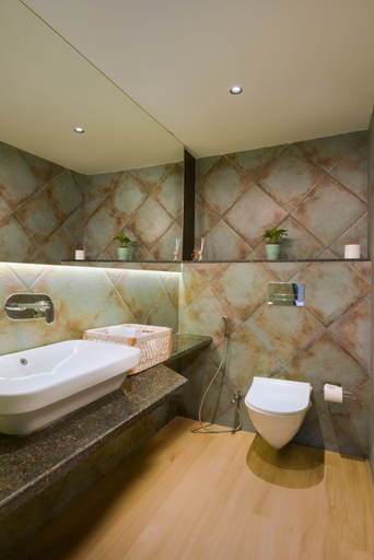 Bathroom 4, Etereo Stays Luxury Apartments in Arpora, North Goa