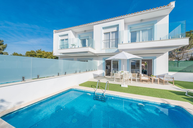 Exterior view 2, NEW! Villa del Lago 2, Alcudia Beach, Mallorca, Baleares