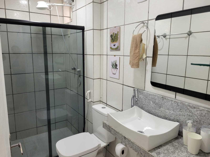 Bathroom, Tempo de Aconchego Hospedagens, João Pessoa