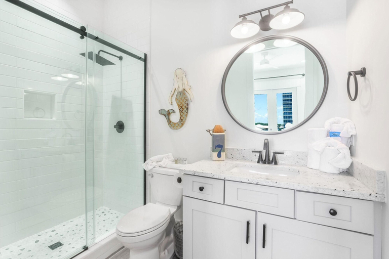 Bathroom 3, Shipfaced Beach House, Baldwin