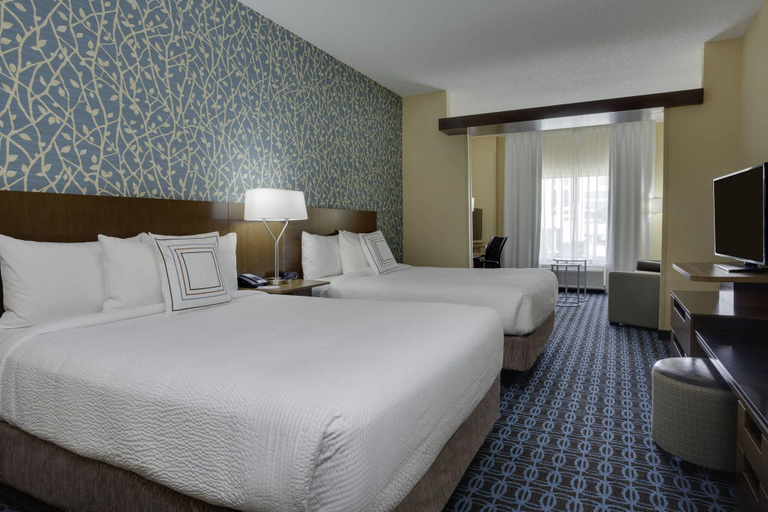 Bedroom 3, Fairfield Inn & Suites Fort Lauderdale Downtown/La, Broward