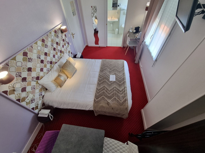 Bedroom 2, Hôtel Les Atlantes, Charente-Maritime