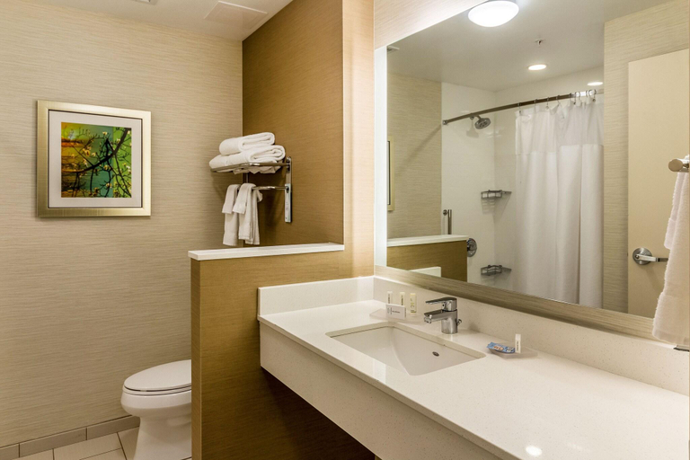 Bathroom 5, Fairfield Inn & Suites Butte, Silver Bow