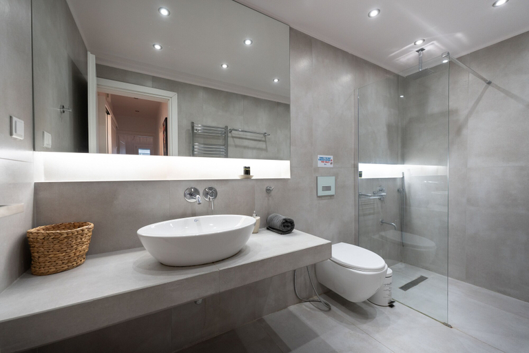 Bathroom 3, Modern Family Apartment near Acropolis, Attica