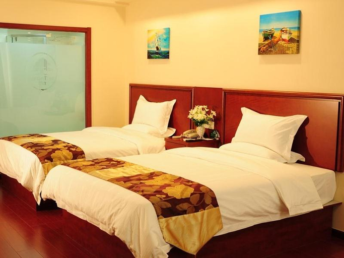 Bedroom 2, GreenTree Inn Jiangsu Changzhou zhonglou District Qingfeng Park Express hotel, Changzhou