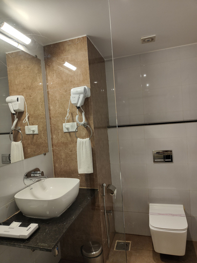 Bathroom 4, KAMAT'S DAFFODIL RESORT, North Goa