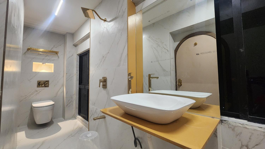 Bathroom 3, Hotel Nova Bling, Rajkot