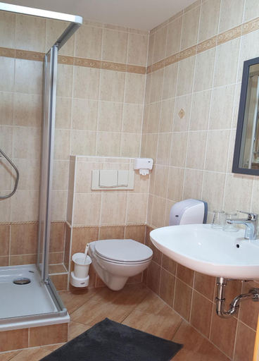Bathroom 2, Pension ZUM LINDENWALD Colbitz, Börde