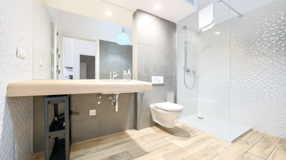 Bathroom 3, Apartamenty Sun&Snow Przy Plaży, Koszalin