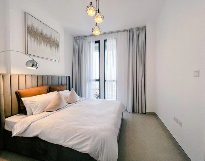 Bedroom, Green community 1BR 15 min to sea, Dubai
