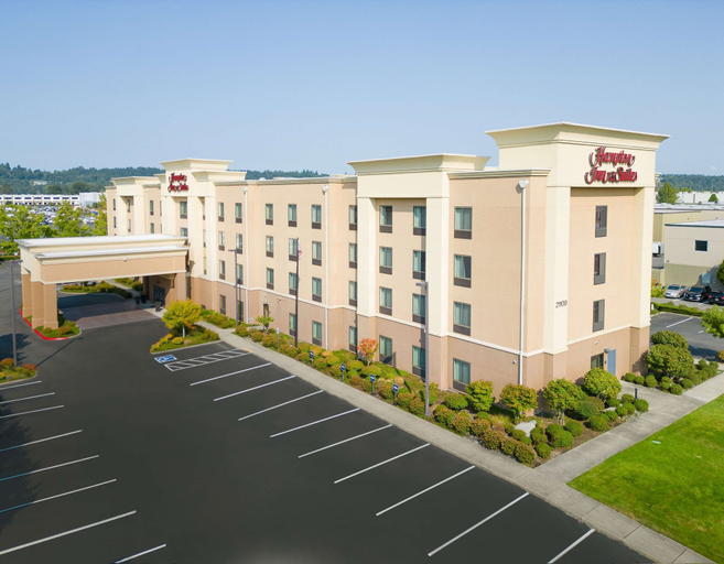 Exterior & Views 2, Hampton Inn & Suites Seattle/Kent,WA, King