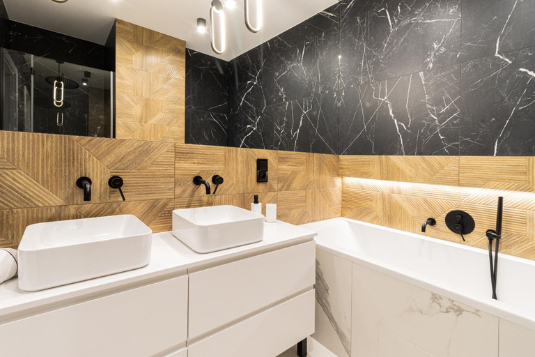 Bathroom 2, KOBIELA Luxury Apartments, Katowice City