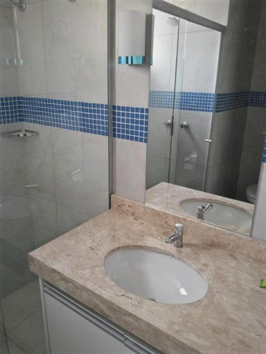 Bathroom, La Residence Flat Hotel, Goiania