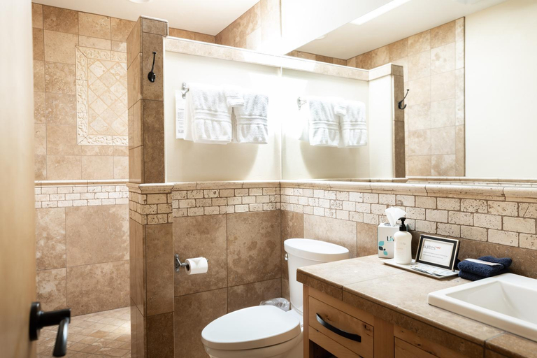 Bathroom 2, Wall Street Suites, Deschutes