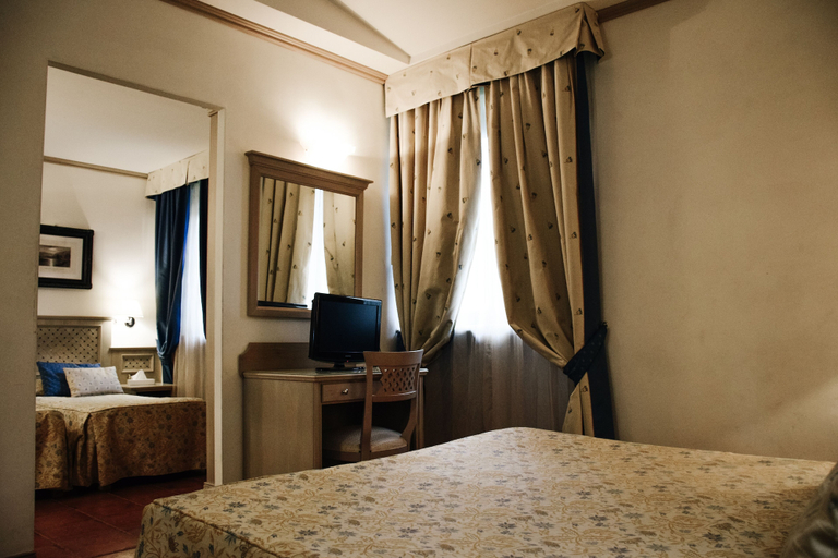 Bedroom 3, Hotel Quadrifoglio by Mancini, Rome