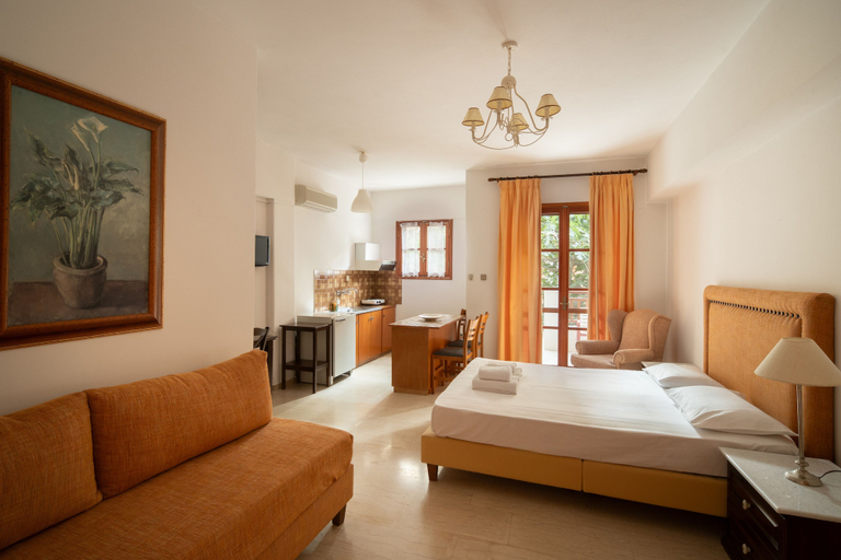 Bedroom 4, Alta Vista Studios, Peloponnese