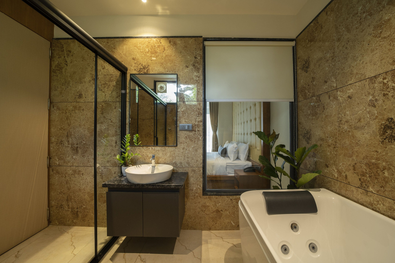 Bathroom 4, Global Village Luxury Resorts, Chikmagalur