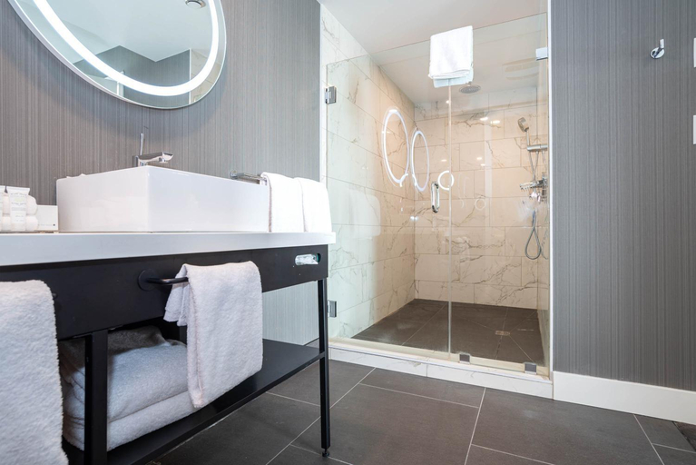 Bathroom 5, Sandman Hotel Calgary Airport, Division No. 6