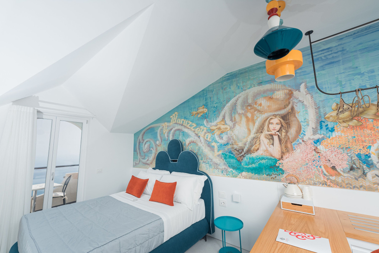 Bedroom 3, Albergo Dipinto Bacco Furore, Salerno