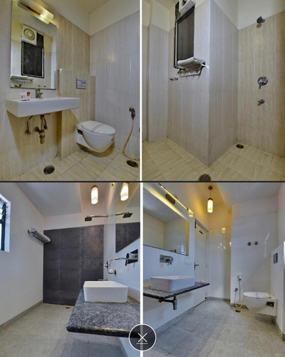 Bathroom 3, Hotel Aroma Classic, Jaipur