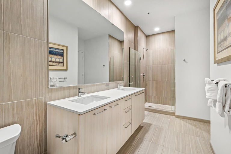 Bathroom 5, Global Luxury Suites at Reston Town Center, Fairfax