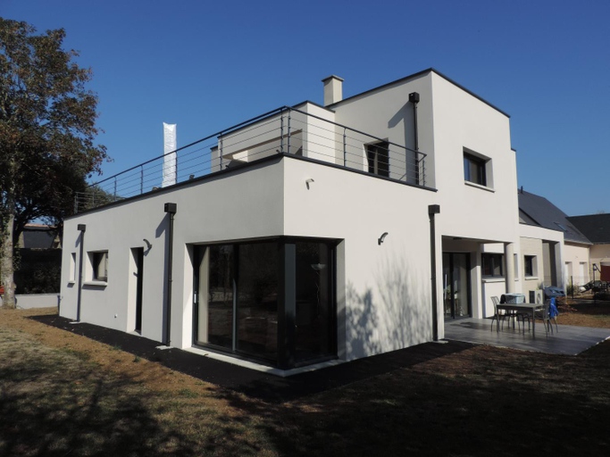 Exterior view, Jolie maison d’architecte, Indre-et-Loire