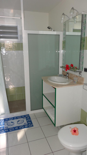 Bathroom, Residence des iles, Le Marin