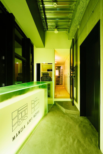 Public Area, MANGA ART HOTEL, TOKYO - Hostel, Chiyoda