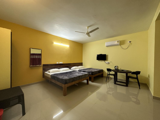 Bedroom 3, The Kaya Inn Srirangam, Tiruchirappalli