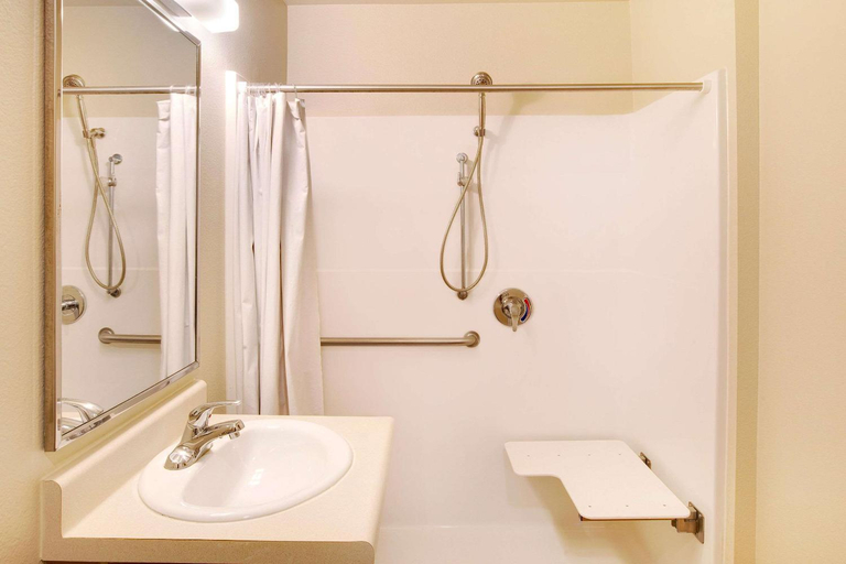 Bathroom 4, WoodSpring Suites Baton Rouge East I-12, East Baton Rouge