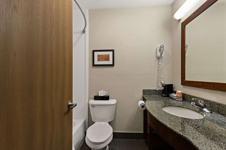 Bathroom 4, Comfort Inn Huntington Near University, Huntington