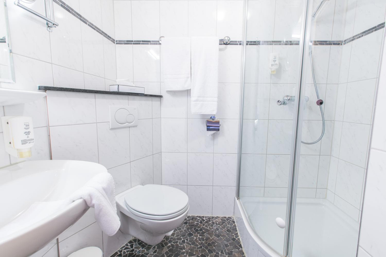 Bathroom, Hotel Wilder Mann, Aschaffenburg