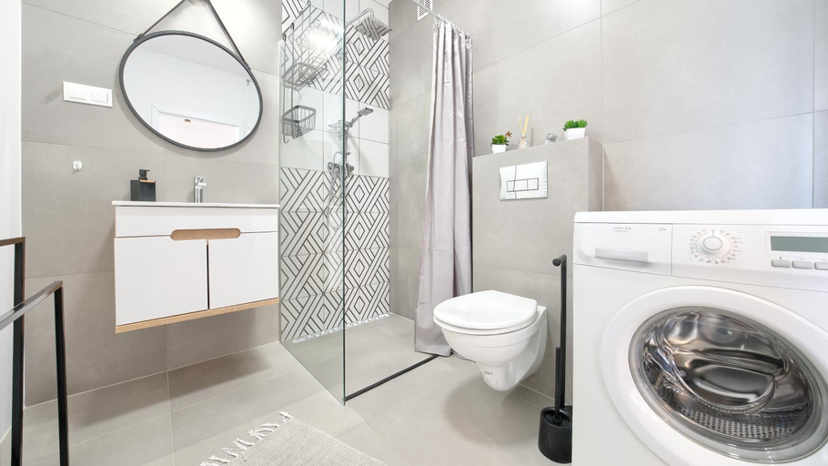 Bathroom, Apartamenty Sun & Snow Pelikan, Gryfice