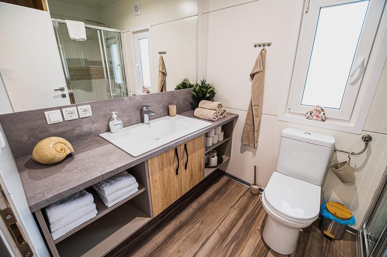 Bathroom 3, Premium Mobile Homes with Thermal Riviera Tickets, Brežice