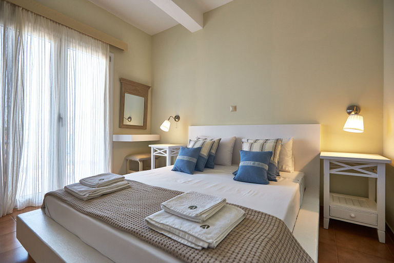 Bedroom 3, Aelia Apartments, South Aegean