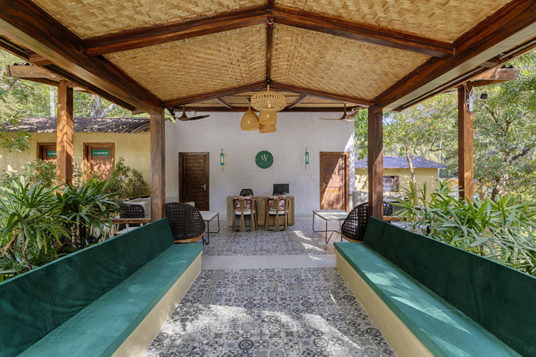 Public Area 2, Stone Wood Jungle Resort, Uttara Kannada
