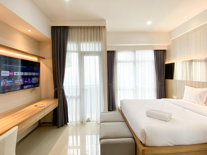 Bedroom 4, Cozy Living Studio at Vasanta Innopark Apartment By Travelio, Cikarang