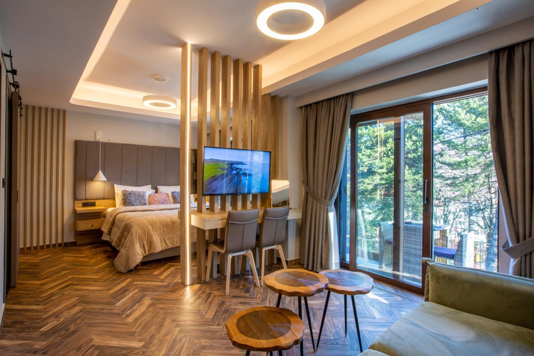 Bedroom 2, Adryades luxury apartments, Epirus