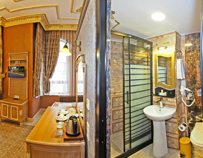 Bathroom 3, SIRKECI GAR HOTEL, Fatih