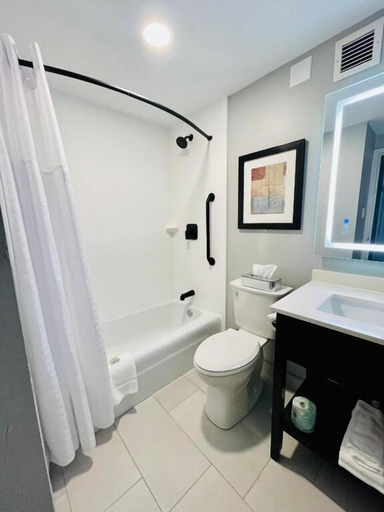 Bathroom 3, Hawthorn Extended Stay by Wyndham Ellsworth / Bar Harbor, Hancock