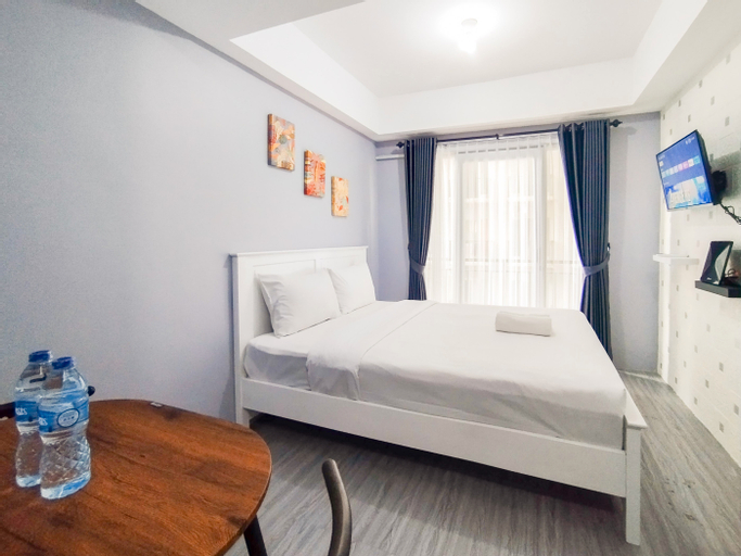 Bedroom 1, Brand New Studio Apartment at Grand Asia Afrika By Travelio, Bandung