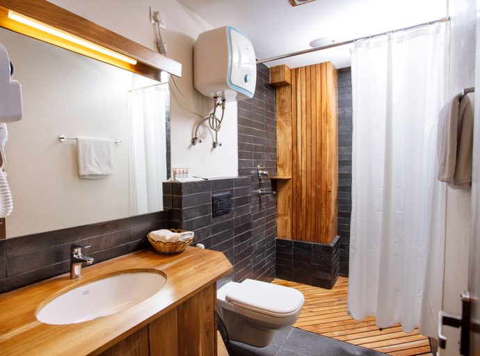 Bathroom 2, Hotel Bhrikuti Tara, Bagmati