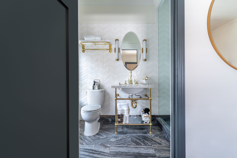 Bathroom 4, Gold-Diggers Hotel, Los Angeles