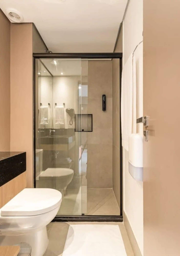 Bathroom 5, Cozzy Suítes Paraíso Hotel, São Paulo